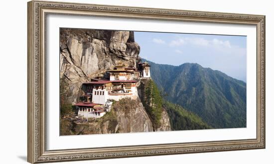 Paro Taktsang (Tigers Nest Monastery), Paro District, Bhutan, Himalayas, Asia-Jordan Banks-Framed Photographic Print