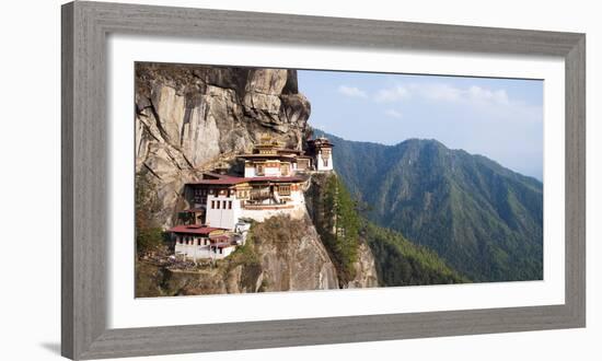 Paro Taktsang (Tigers Nest Monastery), Paro District, Bhutan, Himalayas, Asia-Jordan Banks-Framed Photographic Print