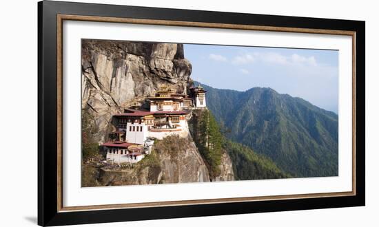 Paro Taktsang (Tigers Nest Monastery), Paro District, Bhutan, Himalayas, Asia-Jordan Banks-Framed Photographic Print