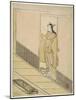Parody of Kawachi-goe from "Tales of Ise", 1765-Suzuki Harunobu-Mounted Giclee Print