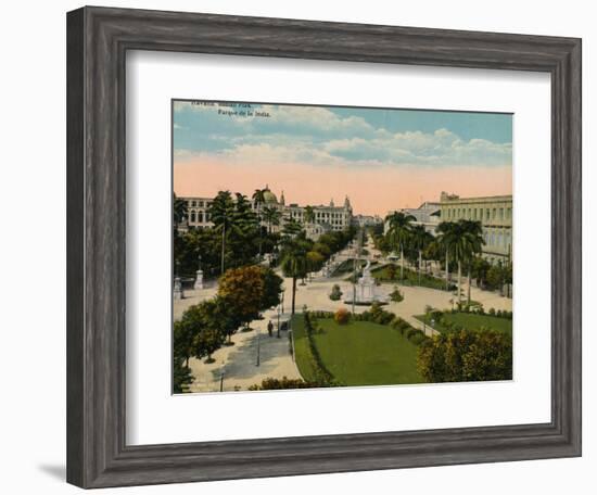 Parque de la India, Havana, Cuba, c1920-Unknown-Framed Photographic Print