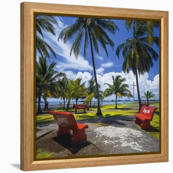 Parque De La Juventud on the Waterfront in Colon.-Jon Hicks-Framed Premier Image Canvas