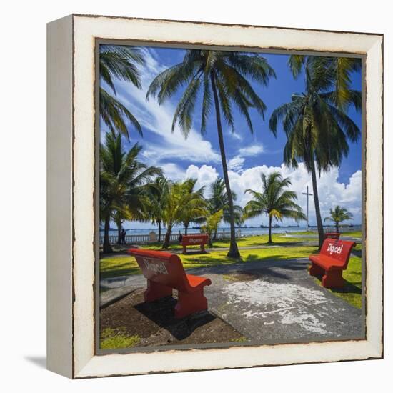 Parque De La Juventud on the Waterfront in Colon.-Jon Hicks-Framed Premier Image Canvas