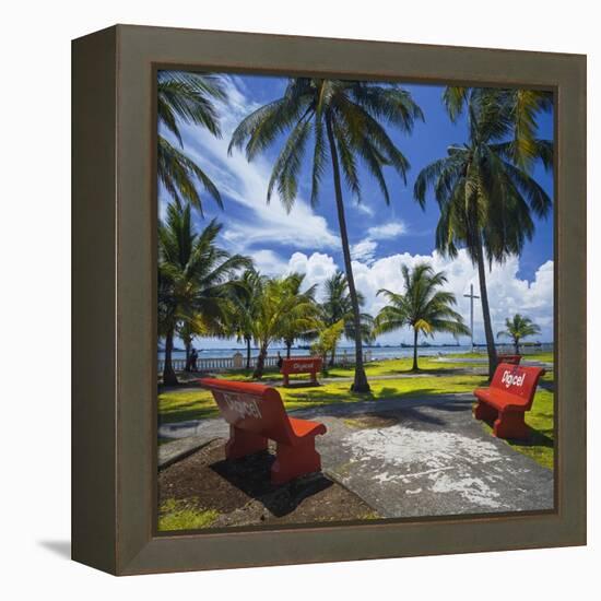 Parque De La Juventud on the Waterfront in Colon.-Jon Hicks-Framed Premier Image Canvas