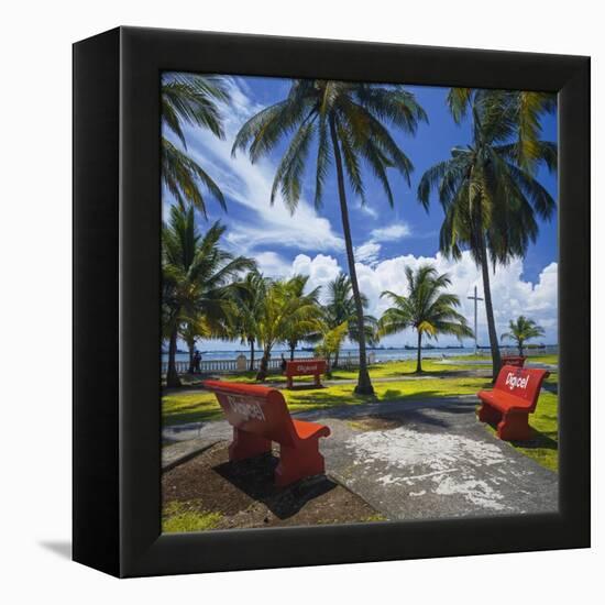 Parque De La Juventud on the Waterfront in Colon.-Jon Hicks-Framed Premier Image Canvas