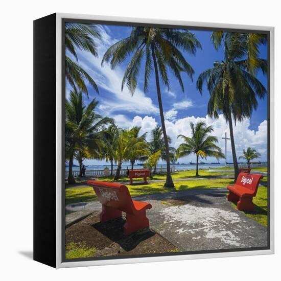 Parque De La Juventud on the Waterfront in Colon.-Jon Hicks-Framed Premier Image Canvas