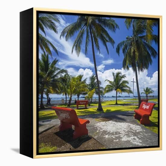 Parque De La Juventud on the Waterfront in Colon.-Jon Hicks-Framed Premier Image Canvas