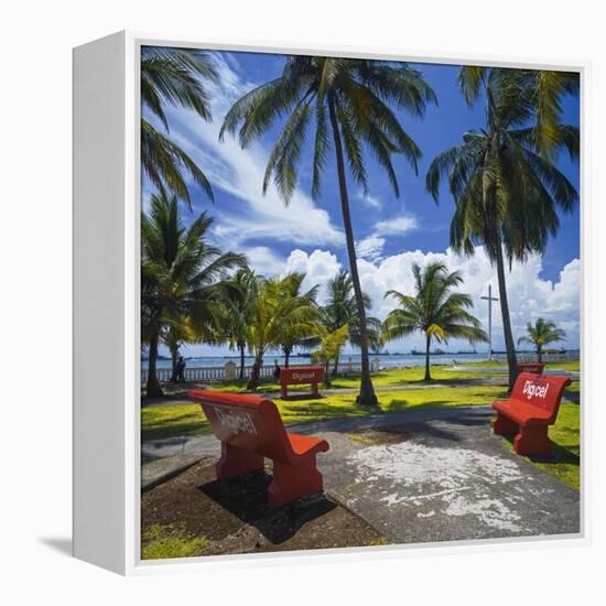 Parque De La Juventud on the Waterfront in Colon.-Jon Hicks-Framed Premier Image Canvas