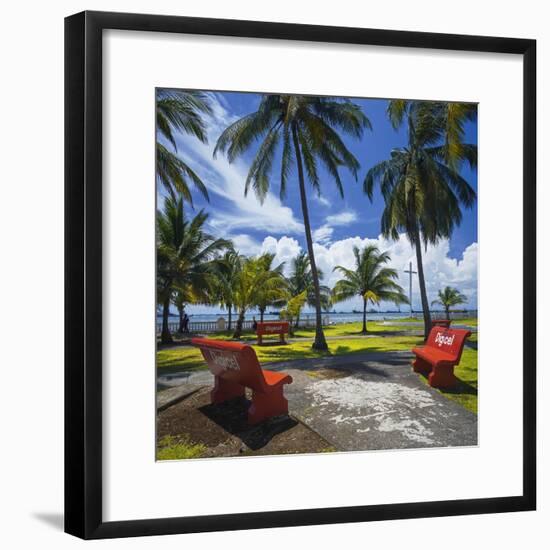 Parque De La Juventud on the Waterfront in Colon.-Jon Hicks-Framed Premium Photographic Print