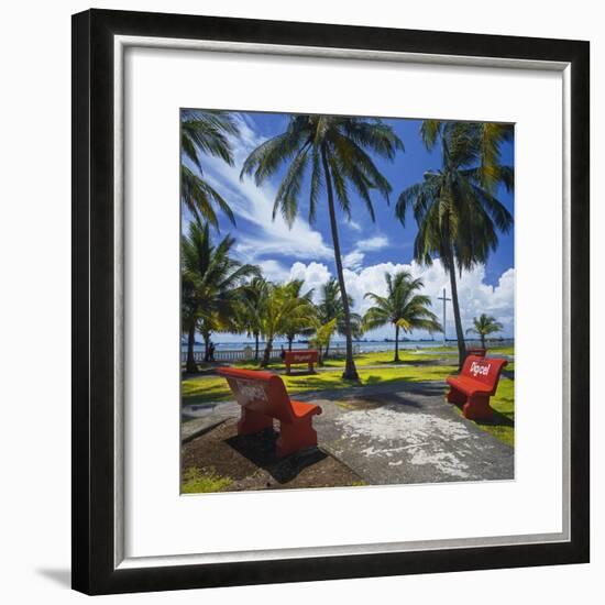 Parque De La Juventud on the Waterfront in Colon.-Jon Hicks-Framed Premium Photographic Print