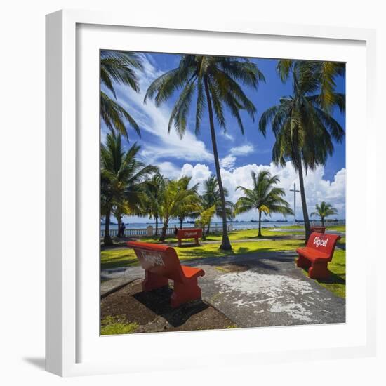 Parque De La Juventud on the Waterfront in Colon.-Jon Hicks-Framed Premium Photographic Print