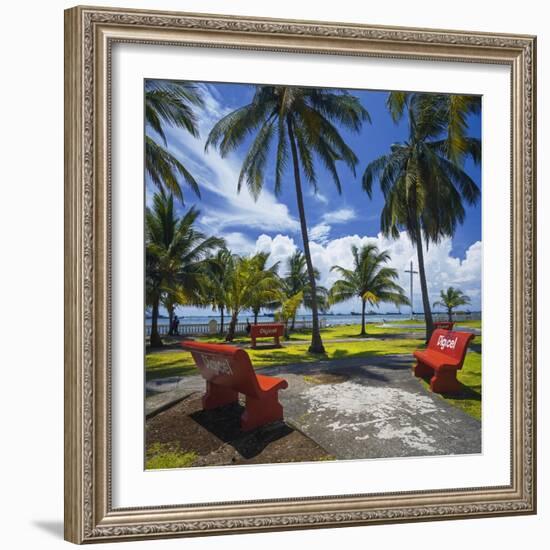 Parque De La Juventud on the Waterfront in Colon.-Jon Hicks-Framed Photographic Print