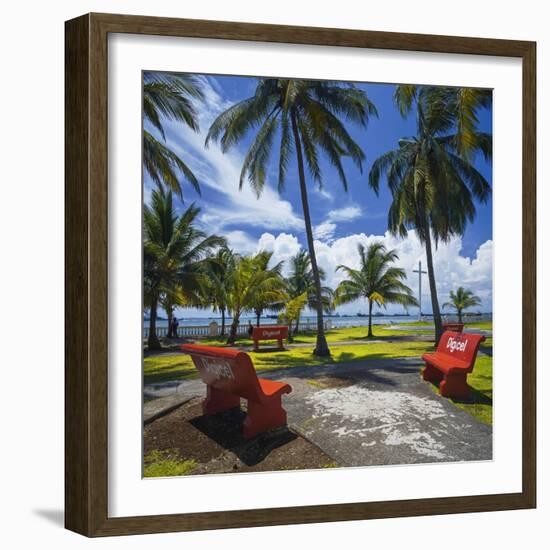 Parque De La Juventud on the Waterfront in Colon.-Jon Hicks-Framed Photographic Print