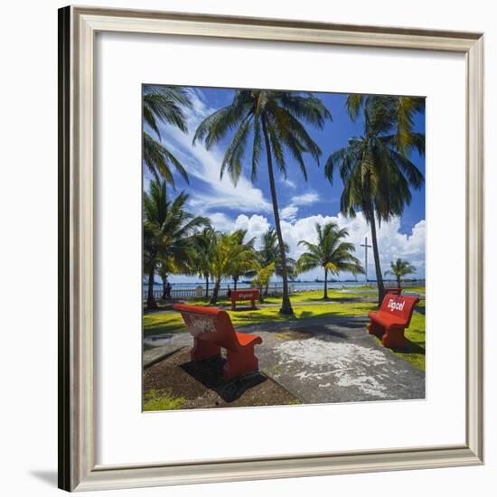 Parque De La Juventud on the Waterfront in Colon.-Jon Hicks-Framed Photographic Print