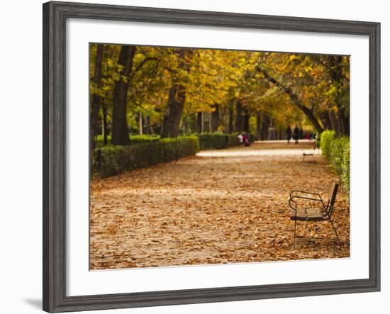 Parque Del Buen Retiro, Madrid, Spain-Walter Bibikow-Framed Photographic Print