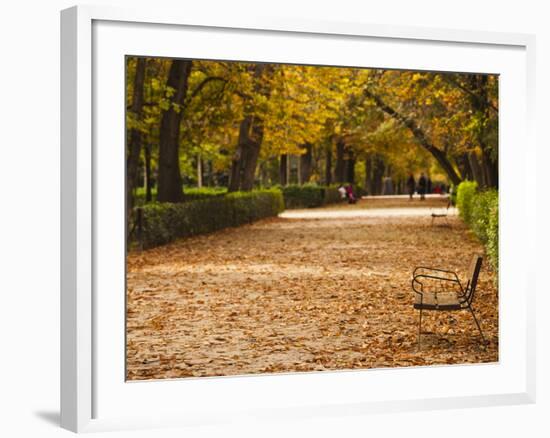 Parque Del Buen Retiro, Madrid, Spain-Walter Bibikow-Framed Photographic Print
