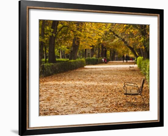 Parque Del Buen Retiro, Madrid, Spain-Walter Bibikow-Framed Photographic Print