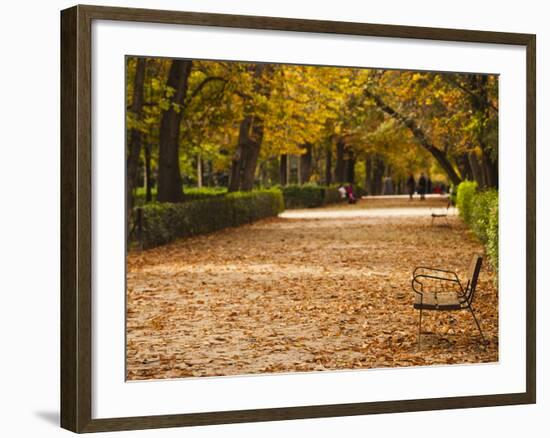 Parque Del Buen Retiro, Madrid, Spain-Walter Bibikow-Framed Photographic Print