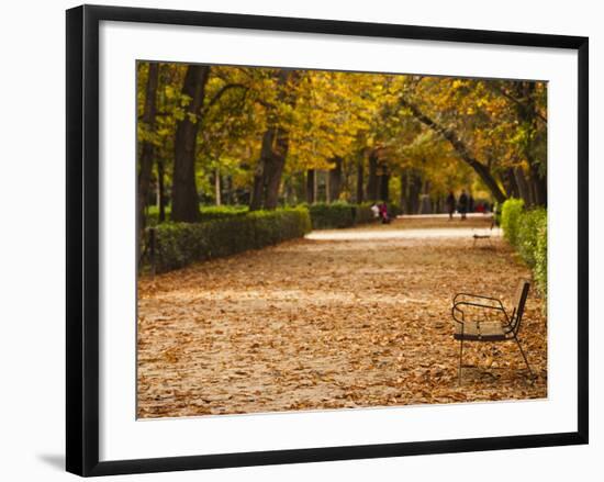 Parque Del Buen Retiro, Madrid, Spain-Walter Bibikow-Framed Photographic Print