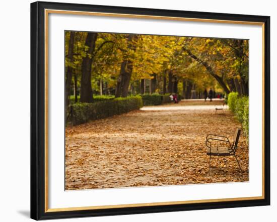 Parque Del Buen Retiro, Madrid, Spain-Walter Bibikow-Framed Photographic Print