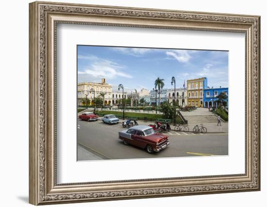 Parque Serafin Sanchez Square, Sancti Spiritus, Cuba, West Indies, Caribbean, Central America-Yadid Levy-Framed Photographic Print