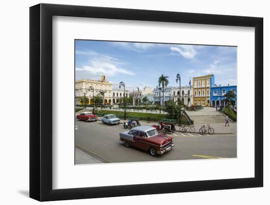 Parque Serafin Sanchez Square, Sancti Spiritus, Cuba, West Indies, Caribbean, Central America-Yadid Levy-Framed Photographic Print