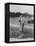 Parqueuse d'Huitres, Oyster Gatherer, of Cap Ferret Near Arcachon in South- West France-null-Framed Premier Image Canvas