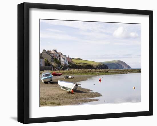 Parrog Beach and the Pembrokeshire Coast Path, Newport, Pembrokeshire, Wales-Sheila Terry-Framed Photographic Print