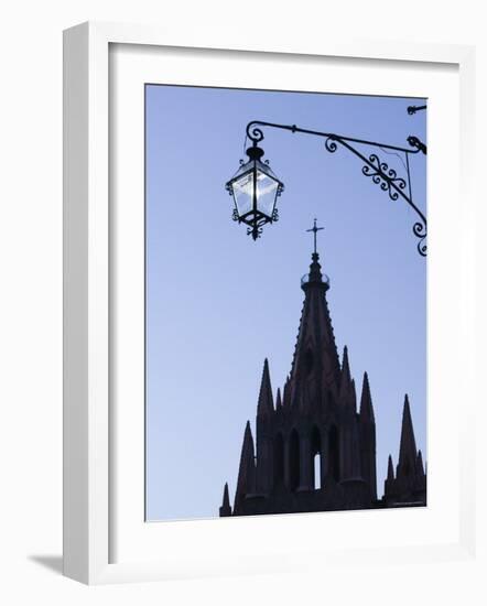 Parroquia de San Miguel Archangel Church, San Miguel de Allende, Guanajuato State, Mexico,-Walter Bibikow-Framed Photographic Print