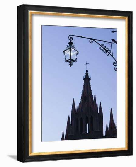 Parroquia de San Miguel Archangel Church, San Miguel de Allende, Guanajuato State, Mexico,-Walter Bibikow-Framed Photographic Print
