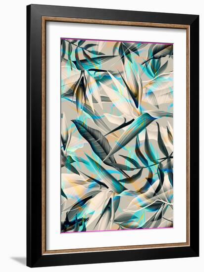 Parrot Flower-The Tropic Vibe-Framed Art Print