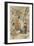 Parrot Komachi of the Floating World, 1711-1716-Okumura Masanobu-Framed Giclee Print