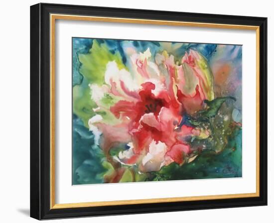 Parrot Tulips I-Paula Giltner-Framed Art Print