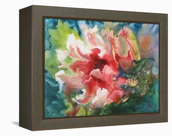 Parrot Tulips I-Paula Giltner-Framed Stretched Canvas