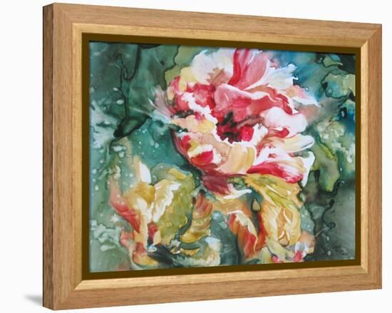 Parrot Tulips II-Paula Giltner-Framed Stretched Canvas