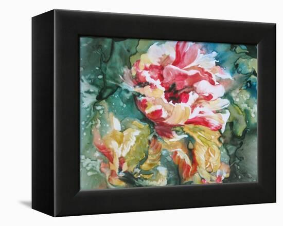 Parrot Tulips II-Paula Giltner-Framed Stretched Canvas