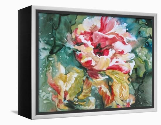 Parrot Tulips II-Paula Giltner-Framed Stretched Canvas