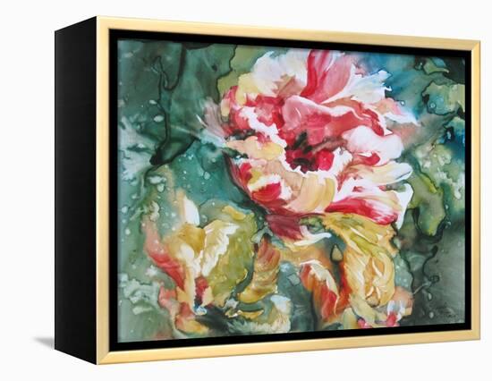 Parrot Tulips II-Paula Giltner-Framed Stretched Canvas