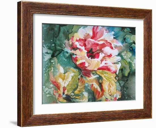 Parrot Tulips II-Paula Giltner-Framed Art Print