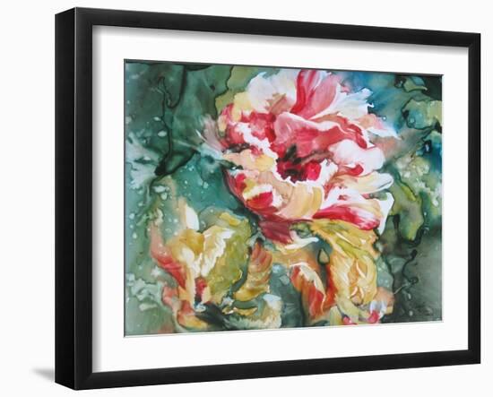 Parrot Tulips II-Paula Giltner-Framed Art Print