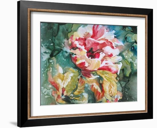 Parrot Tulips II-Paula Giltner-Framed Art Print