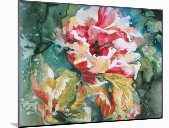 Parrot Tulips II-Paula Giltner-Mounted Art Print