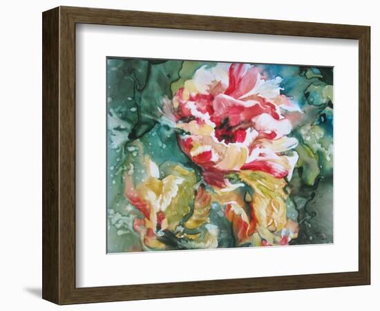 Parrot Tulips II-Paula Giltner-Framed Premium Giclee Print