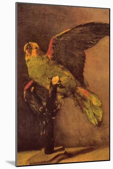 Parrot-Vincent van Gogh-Mounted Art Print