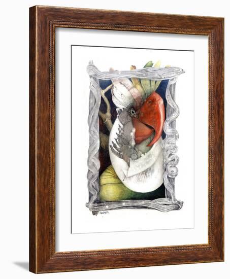 Parrot-Skarlett-Framed Giclee Print