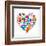 Pars Love - With Set Of Icons-Marish-Framed Art Print