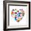 Pars Love - With Set Of Icons-Marish-Framed Art Print