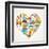 Pars Love - With Set Of Icons-Marish-Framed Art Print