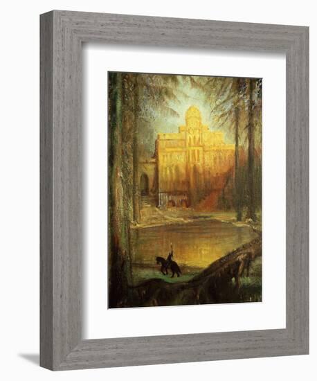 Parsifal, from Eponymous Opera by Richard Wagner, 1813-83 German Composer-Hermann Hendrich-Framed Premium Giclee Print