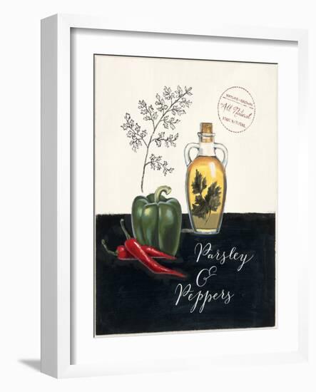 Parsley and Peppers No Border-Marco Fabiano-Framed Art Print